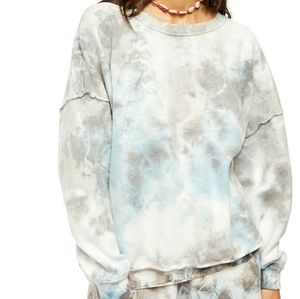 FP Kelly Tie Dye Sweatshirt in Ocean